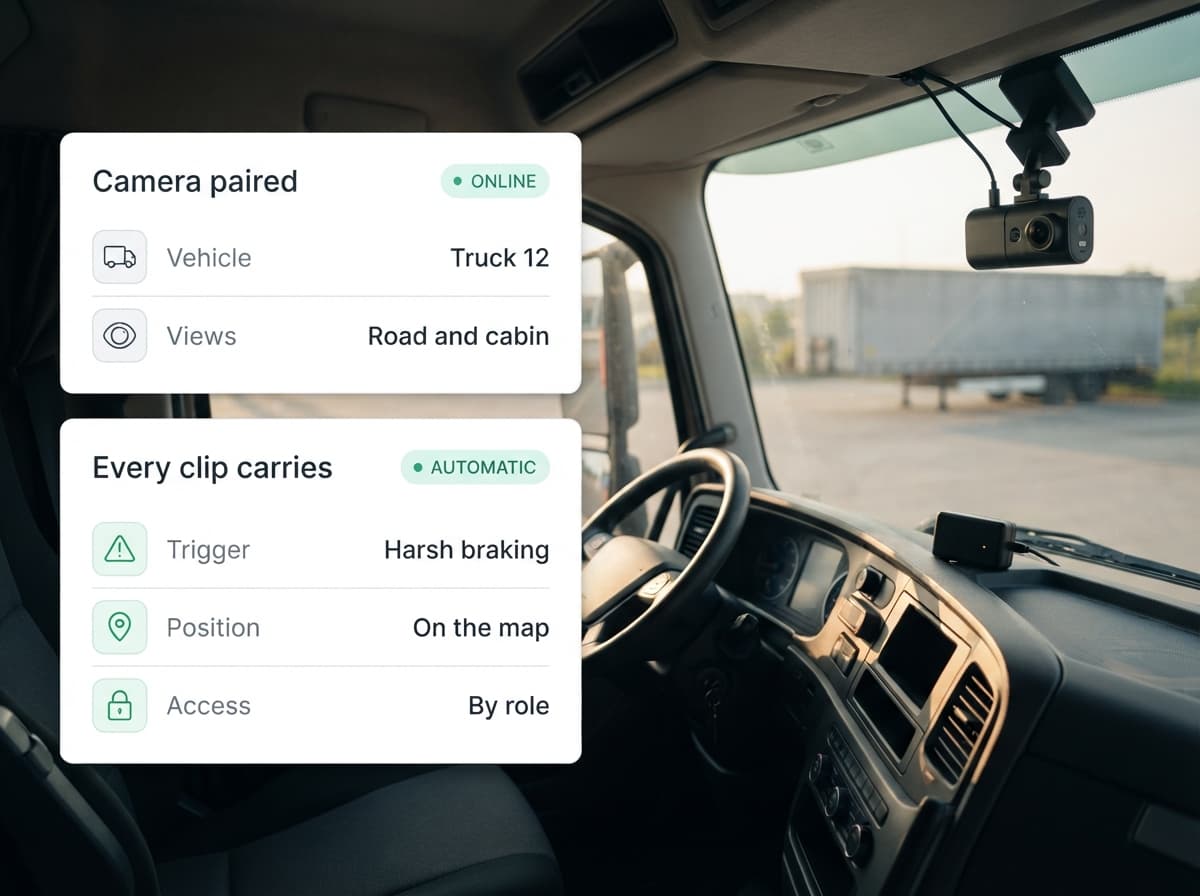 AI Dash Cams in operation