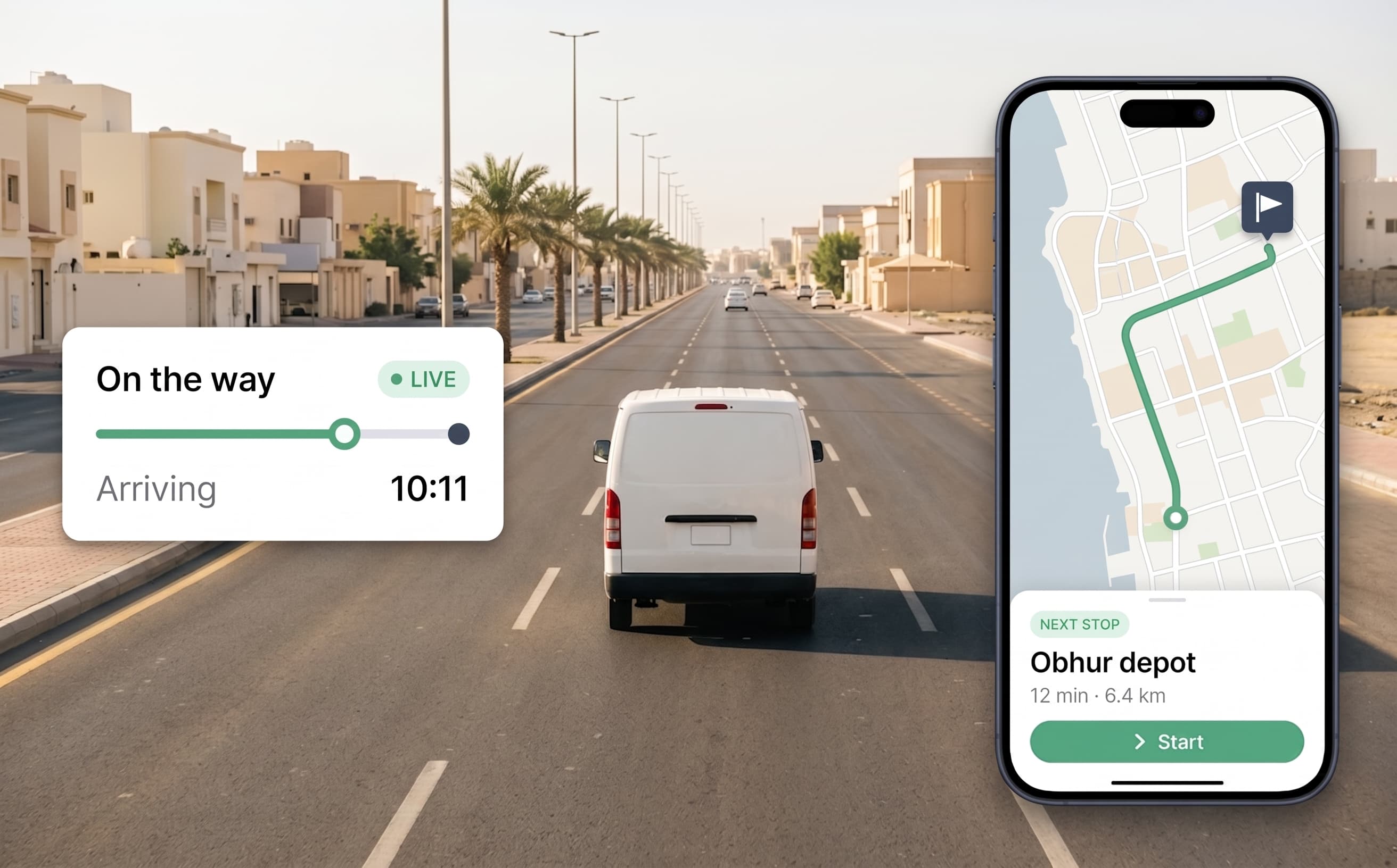 Driver & Field App — Navigate to the work