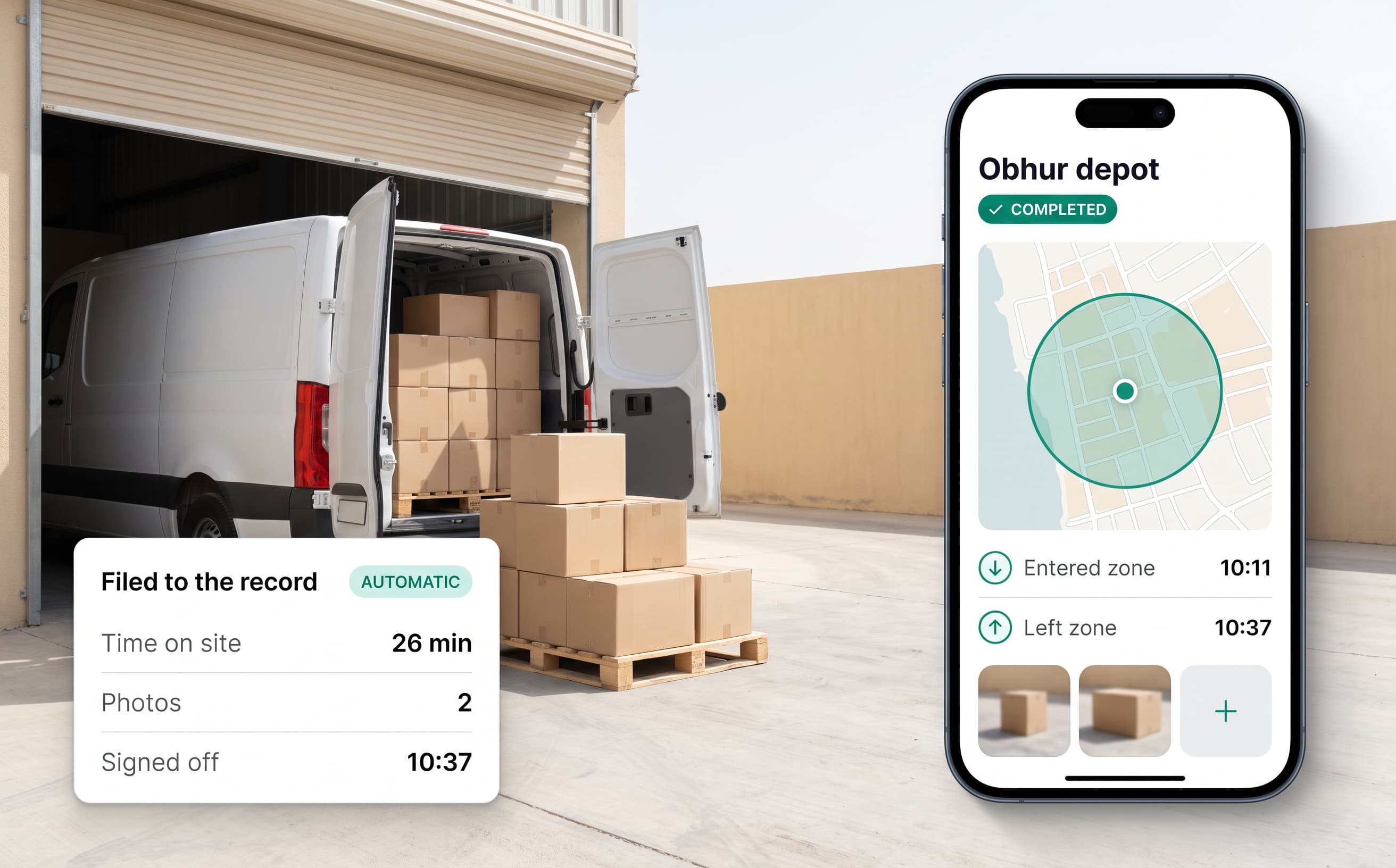 Driver & Field App — Proof at the point of work