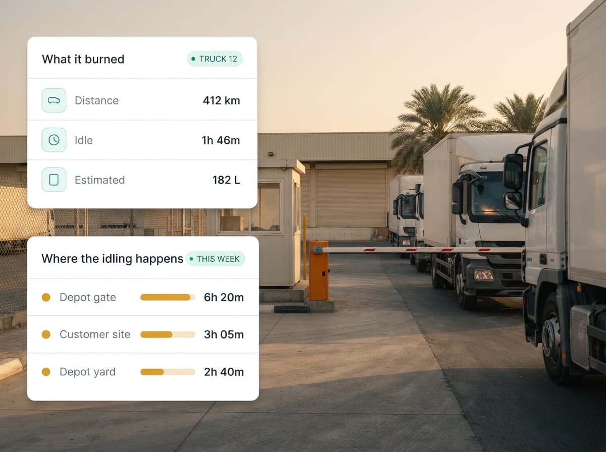 Fuel & Idle Management in operation