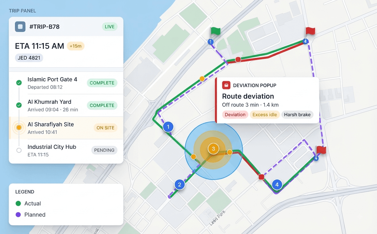 Routing & Dispatch — Route execution
