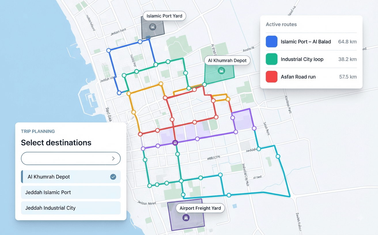 Routing & Dispatch — Route planning