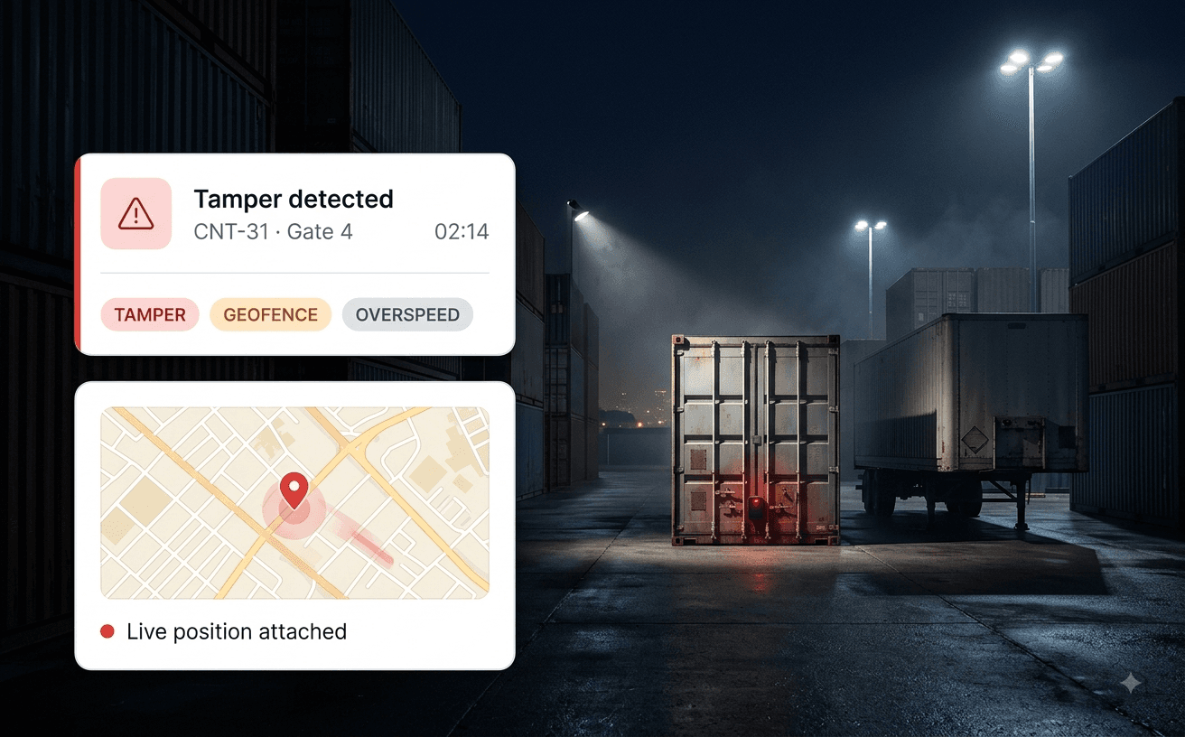 Asset Tracking — Tamper & movement alerts
