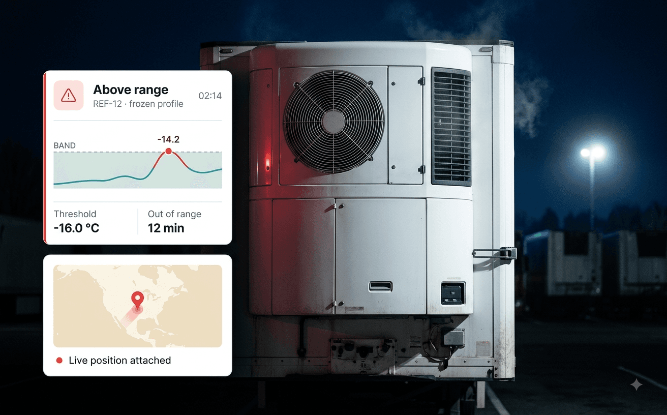 Cold Chain Monitoring — Breach alerts