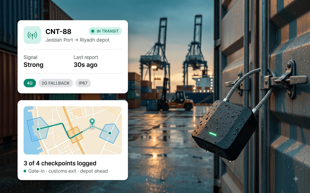 Transportation & Logistics — Keep the load sealed and accounted for