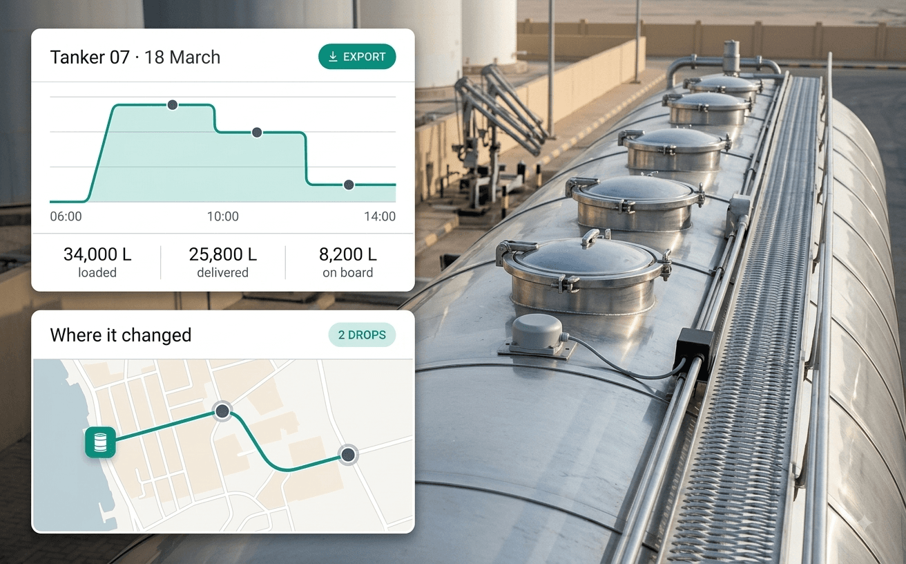 Fill-Level Monitoring — Level history