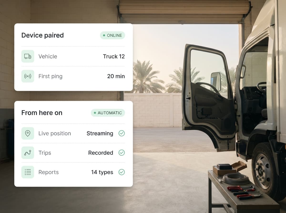 Vehicle Telematics in operation