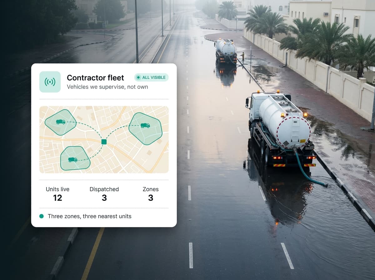 Rainwater & Flood Dispatching — equipment in the field