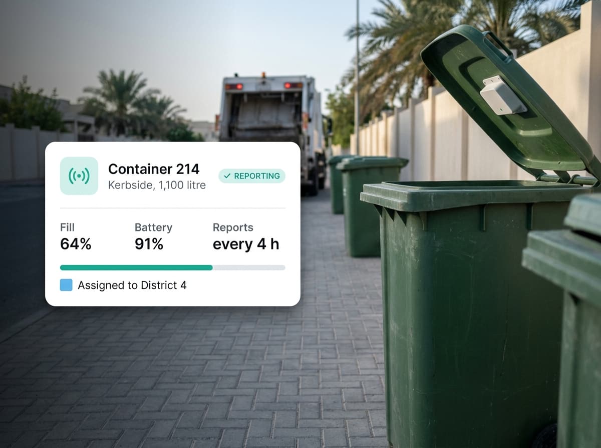 City-Wide Smart Waste Control — equipment in the field