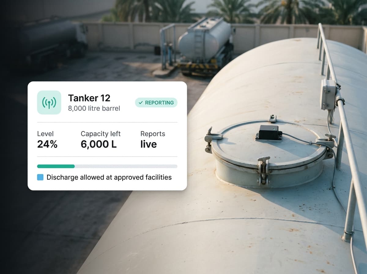 Water Tankering Operations — equipment in the field